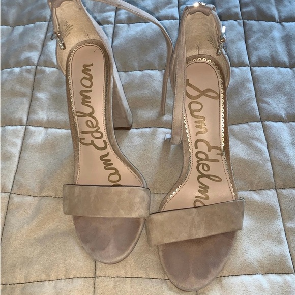 Yaro - Sam Edelman Women's Tan Block Heel Sandals size 8 - Picture 4 of 6